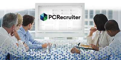 PCRecruiter users looking at a screen