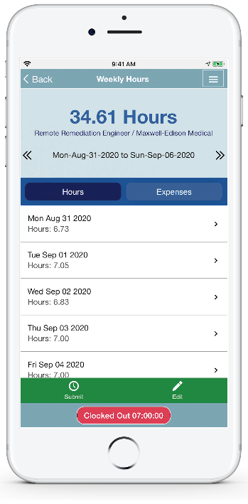 Mobile Timesheets in PCRecruiter