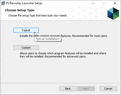 Launcher Setup Type