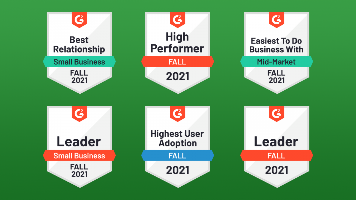 PCR leads G2 Reports again in Fall 2021