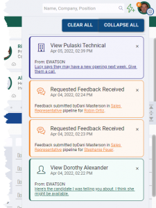 PCR Notifications