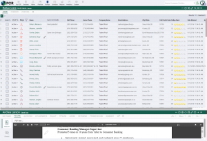 Rollup Lists make it possible to use PCR as a Recruitment CRM